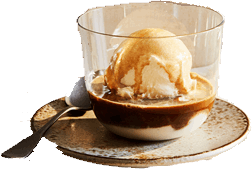 La tradición Italiana, helado y café