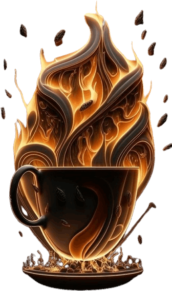 Cafe con licor en el verano o invierno